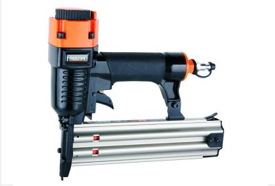 Image showing 4 th Freeman Pneumatic Framing and Finishing Nailers and Staplers Combo Kit with Canvas Bag, 5 pc.