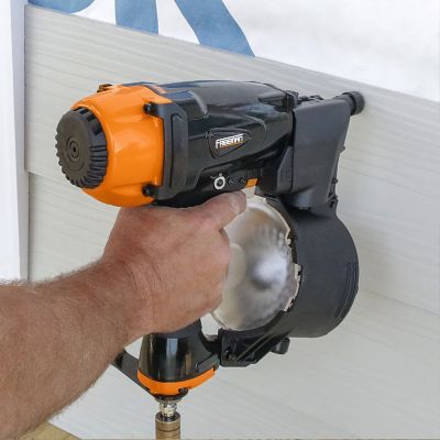 Image showing 8 th Freeman 2-1/2 in. Pneumatic 15 Degree Coil Siding Nailer with Adjustable Metal Belt Hook