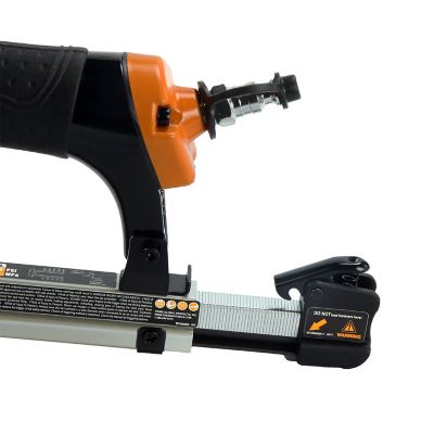Image showing  20-Gauge 9/16 in. Pneumatic Fine Wire Stapler with Belt Hook, Compatible with Arrow T50 Staples