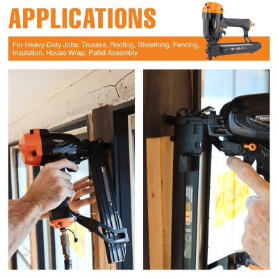 Image showing  16-Gauge 1 in. Pneumatic Wide Crown Stapler for Senco P Type Staples