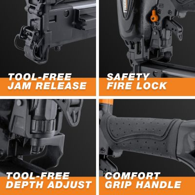 Image showing  16-Gauge 1 in. Pneumatic Wide Crown Stapler for Senco P Type Staples