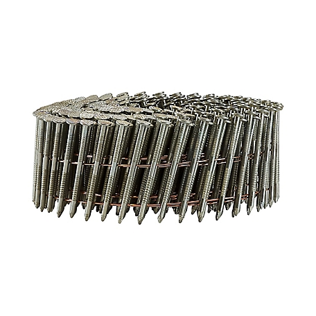 Freeman 15 Degree 1-3/4" Wire Collated Galvanized Ring Shank Coil Siding Nails (3600 Count)