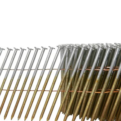 Image showing 5 th Freeman 15 deg. 2-1/2 in. Wire Collated Galvanized Ring Shank Coil Siding Nails, 3600 ct.