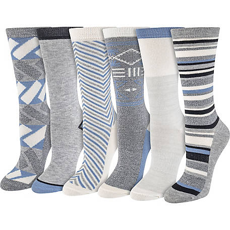 Yoga stick-e socks flesh with blue trim 1 pair 