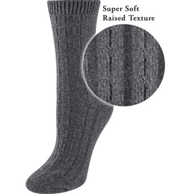 Image showing  Women's Soft All-Season Fashion Crew Socks, 3-Pair