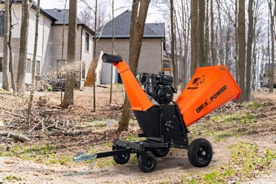 DK2 Power 6in. 14HP Electric-Start KINETIC Wood Chipper, Auto Blade Feed KOHLER Command PRO 429cc Commercial Gas Engine-OPC566E