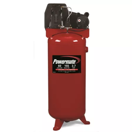 Powermate 3.7 HP 60 gal Stationary Air Compressor 155 PSI Stationary Air Compressors