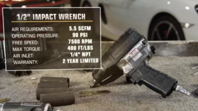 Image showing  1/2 in. Drive 400 ft.-lb. Air Impact Wrench Pro