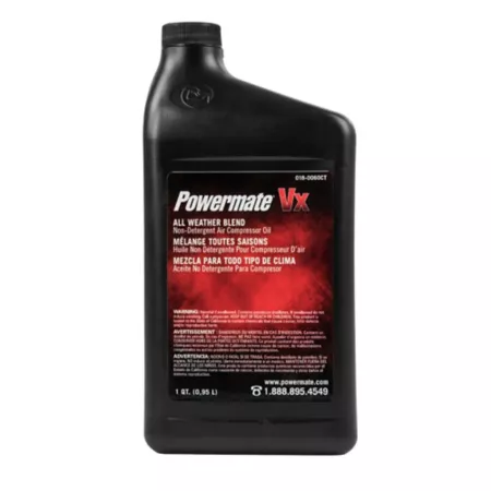 Powermate All-Weather Air Compressor Oil 1 Quart. Air Compressor Oils