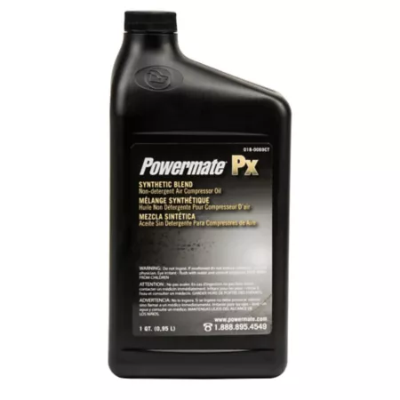 Powermate Synthetic Blend Air Compressor Oil 1 Quart. Air Compressor Oils