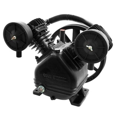 Powermate Cast Iron V-Twin Air Compressor Pump, 1.6 RHP, 040-0386RP at ...