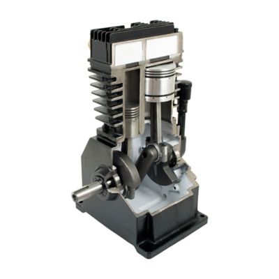 Image showing  5 RHP 2-Stage Inline Twin Cylinder Air Compressor Pump