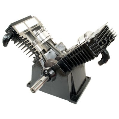 Image showing  2-Stage V-4 Cylinder Oil Lubricated Pump, 10 RHP