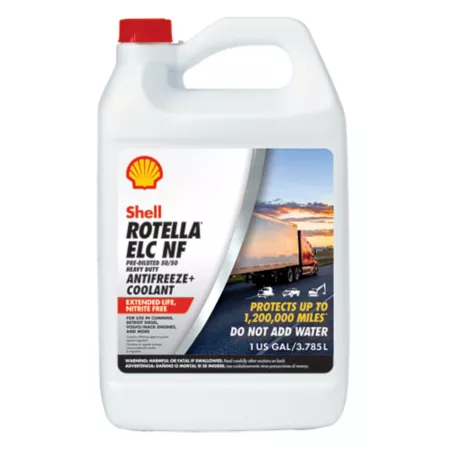 Rotella shell 1 gal Rotella Heavy Duty 50/50 Prediluted Nitrate Free Extended Life Antifreeze Antifreezes & Coolants