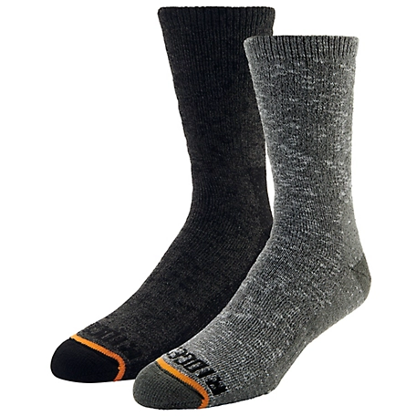 Ridgecut Men's Comfort Ragg Crew Socks, 2 Pair