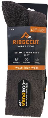 Image showing  Men's Durable Protector Crew Socks, 2-Pair