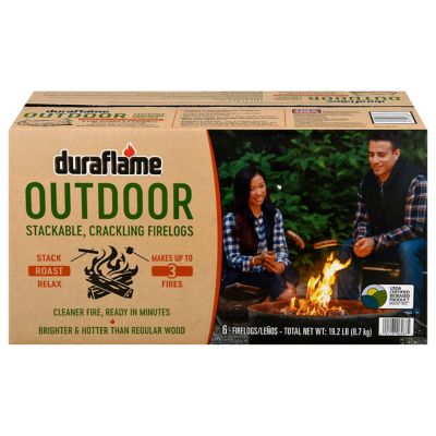 Duraflame Outdoor Firelogs, Case of 6 Logs