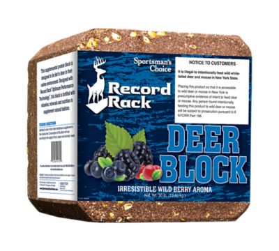 Sportsman's Choice Record Rack Deer Block, 30.3 lb.