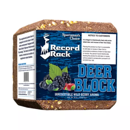 Record Rack Deer Block 30.3 lb Block Game Attractants