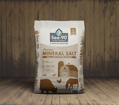 Image showing 6 th SEA-90 Essential Elements Premium Livestock Mineral Salt, 25 lb.