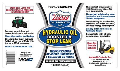 Image showing  32 oz. Hydraulic Oil Booster and Stop Leak