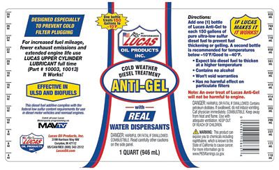 Image showing  32 oz. Anti Gel Diesel Treatment