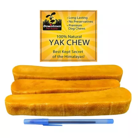 Downtown Pet Supply Himalayan Yak Flavor Dog Chews 3 lb. Dog Bones Rawhide & Rawhide Alternative