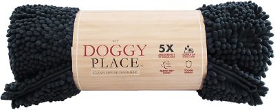 My Doggy Place Ultra-Absorbent Microfiber Dog Doormat, Charcoal, Medium
