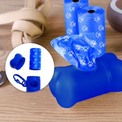 Image showing  Bone Bag Dispenser and Dog Poop Bags, 220 Bags, Rainbow Paws