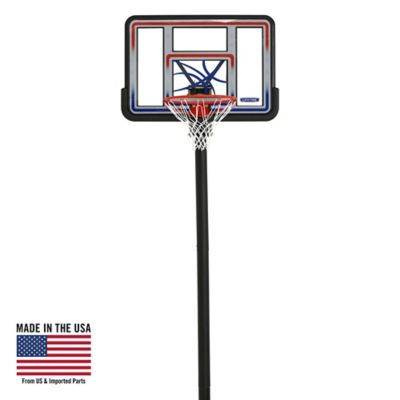 Lifetime In-Ground Adjustable Basketball Hoop with Fusion Backboard and Quick Adjust, 44 in.