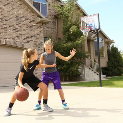 Image showing 7 th Lifetime In-Ground Adjustable Basketball Hoop with Fusion Backboard and Quick Adjust, 44 in.