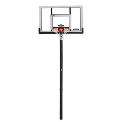 Lifetime In-Ground Steel-Frame Basketball Hoop with Action Grip Adjust, 52 in.