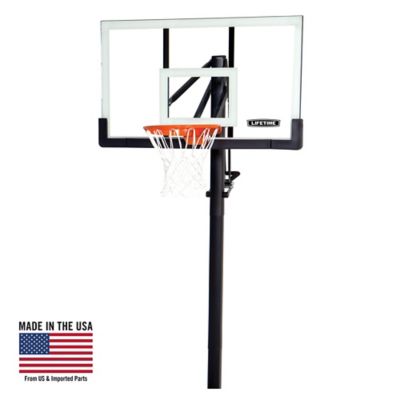 Lifetime Adjustable In-Ground Basketball Hoop (54-Inch Acrylic)