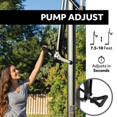 Image showing  Adjustable In-Ground Basketball Hoop, 54 in. Acrylic