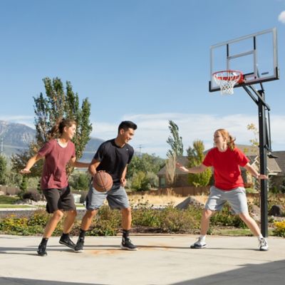 Image showing 8 th Lifetime Adjustable In-Ground Basketball Hoop, 54 in. Acrylic