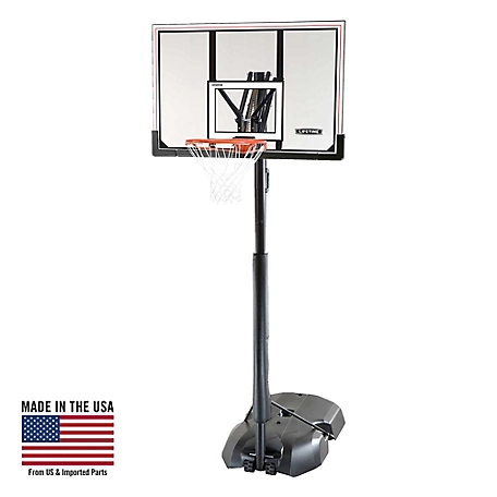 Lifetime Steel-Frame Adjustable Portable Basketball Hoop with Speed Shift, 50 in.