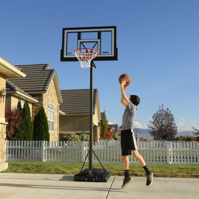 Image showing 7 th Lifetime Shatterproof Portable Fusion Basketball Hoop with Foot Adjust, 50 in.