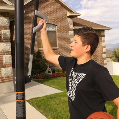 Image showing 9 th Lifetime Adjustable Portable Basketball Hoop, 52 in. Polycarbonate