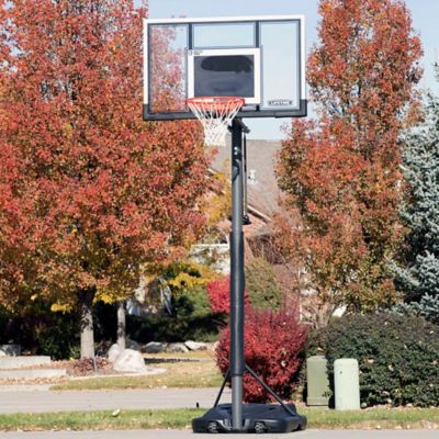 Image showing  Steel-Frame Shatterproof Portable Adjustable Basketball Hoop with Power Life, 54 in.