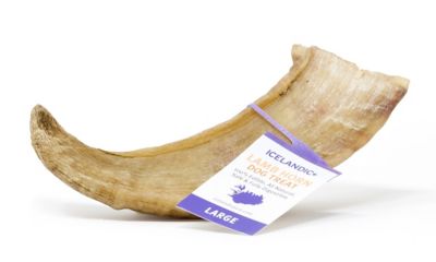 Icelandic+ Lamb Horn Dog Chew Treats, 0.26 lb.