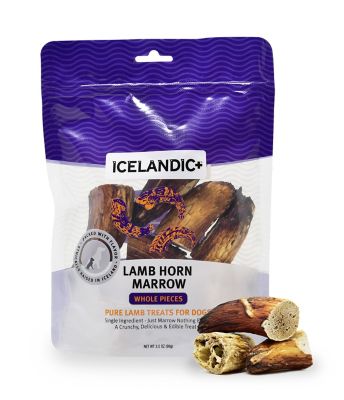 Icelandic+ Lamb Marrow Pieces Dog Chew Treats, 4.5 oz.