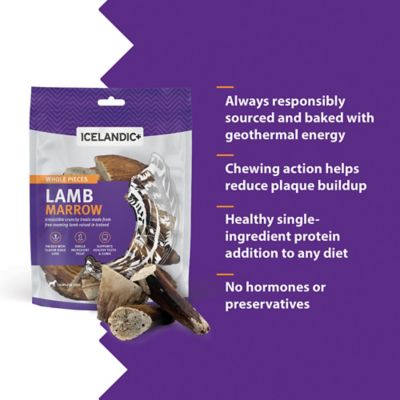 Image showing  Lamb Marrow Pieces Dog Chew Treats, 4.5 oz.