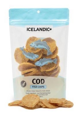 Icelandic+ Cod Fish Chips Dog Chew Treat, 2.5 oz., 1 ct.