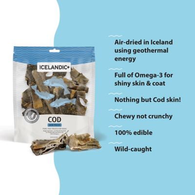 Image showing  Cod Skin Dog Chew Treats, 8 oz.