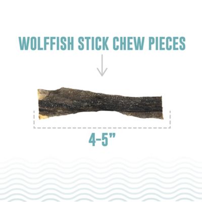 Image showing  Wolffish Skin Stick Dog Chew Treats, 12 oz.