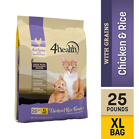4health with Wholesome Grains All Life Stages Chicken & Rice Formula Dry Cat Food