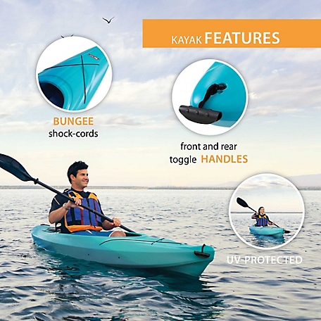 Lifetime 10 ft. Bahama Fusion Cruze Sit-In Kayak, Paddle Included