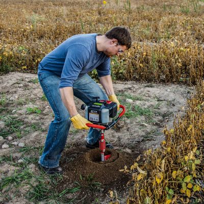 Image showing 1 th Earthquake 1-Person Earth Auger Powerhead with 8 in. Auger Bit