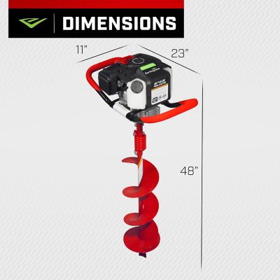 Image showing 4 th Earthquake 1-Person Earth Auger Powerhead with 8 in. Auger Bit