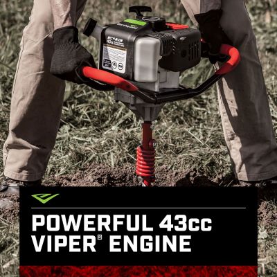 Image showing 7 th Earthquake 1-Person Earth Auger Powerhead with 8 in. Auger Bit